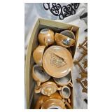 Vintage Tea Set, Plastic Wall Sconce