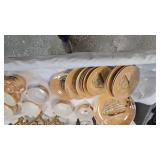 Vintage Tea Set, Plastic Wall Sconce