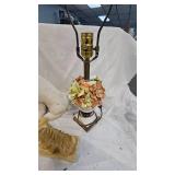 Flower Lamp, Stuffed Gof and Bear, Scotty Dog Book Ends