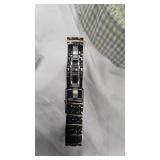 LaSalle  Watch amd stiffed Doll, Minature Clear Glassware