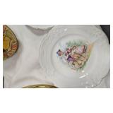 Mickey Pencil Case, Plates, Porcelain Figures,