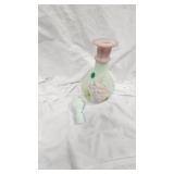 Fenton Vase/Decanter with Grap Pattern