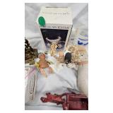 Cameo Watch/Cast Iron Horse/Wagon Toy, Brass Envelope Holder