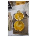 Fabrege Style Egg, Plates, Grape Vine Flower Pot, Horse Tin Box