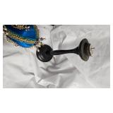 Scotty Black and White Whiskey Holder, Scotty Dog, Snow Globe