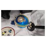 Scotty Black and White Whiskey Holder, Scotty Dog, Snow Globe