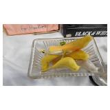 Scotty Black and White Whiskey Holder, Scotty Dog, Snow Globe