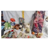 Pumpkin Timer, Scotty Planters, Decorative box, Paperweight, Assorted Greeting Cards Vintage