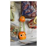 Pumpkin Timer, Scotty Planters, Decorative box, Paperweight, Assorted Greeting Cards Vintage