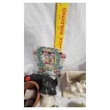 Pumpkin Timer, Scotty Planters, Decorative box, Paperweight, Assorted Greeting Cards Vintage