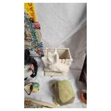 Pumpkin Timer, Scotty Planters, Decorative box, Paperweight, Assorted Greeting Cards Vintage