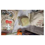 Pumpkin Timer, Scotty Planters, Decorative box, Paperweight, Assorted Greeting Cards Vintage