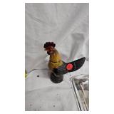 Cow Figure, Rooster, Woman Pin Cushion