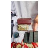 Mini Historical Books, Doll Furniture, additional metal tea set pieces