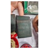 Mini Historical Books, Doll Furniture, additional metal tea set pieces