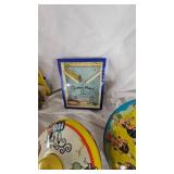 Uncle Wiggly Game, Toy Wicker Set, Spin Top