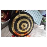 Top, Horseshoe Toss Game, Rubber Train/Conductor Toy