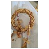 Ceramic Village Pieces and Molded Snowman