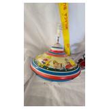Spin Top, Tin Elephant Tray, POP from Rice Krispies Doll