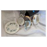 Assorted Tea Set Pieces and Spice Set