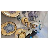 Assorted Tea Set Pieces and Spice Set