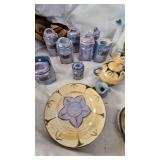 Assorted Tea Set Pieces and Spice Set