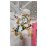 Scotty Dog, Christmas Village House and Candle Holders