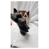 Scotty Dog, Christmas Village House and Candle Holders