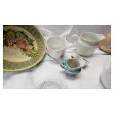 Stoneware Bowls with Cups