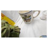 Large Shooter Marbles along with Frog Figures and Poodle Wind Up Toy