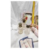 Miniature Babies, Porcelain and Plastic, Vintage Crawling Baby(still works), Vintage Puzzle