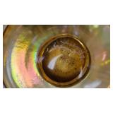 Fenton Glass Basket/Swinging Figures