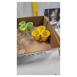 Akro Gate Art Deco Miniature Glasses and other Miniatures/McLaughlin Paper Dolls