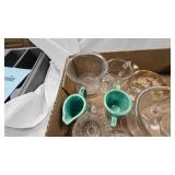 Akro Gate Art Deco Miniature Glasses and other Miniatures/McLaughlin Paper Dolls