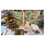 Topiary Fruit Tree, Tray, Gameboard, Wood Toy Ride On