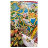 Topiary Fruit Tree, Tray, Gameboard, Wood Toy Ride On