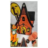 Vintage Halloween Decorations and Toy