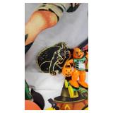 Vintage Halloween Decorations and Toy
