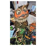 Vintage Halloween Decorations and Toy