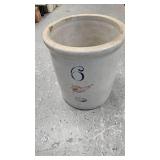 6 Gallon Red Wing Crock, has Chip as shown