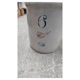 6 Gallon Red Wing Crock, has Chip as shown