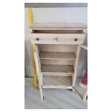 Toy Dresser/Cabinet with One Drawer and Glass Doors