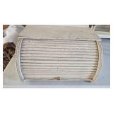 Wood Bread Box and Vintage Drum