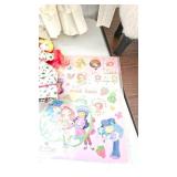 Strawberry Shortcake Poster/Stickers, Porcelain Dolls and Doll Stands