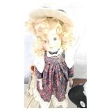 Strawberry Shortcake Poster/Stickers, Porcelain Dolls and Doll Stands