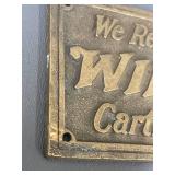 Vintage Winchester Advertising Plaque Sign