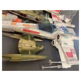 Over 20" Millenium Falcon & Other Star Wars Collectible Toy Set