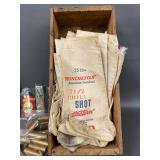 Winchester Advertising Shot Bags & Vintage Farm Packet Lot