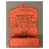 Vintage E.C. Simmons Keen Kutter Hatchet & Tool Rack