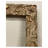 Vintage Ornate Gold Carved Picture Frame